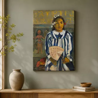 Paul Gauguin - Tehamana ősei vászonkép