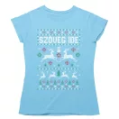 Csúnya Karácsonyi Női Pólók - Egyedi szöveggel