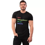 Spit preworkout in my mouth - GYM Fitness Férfi Póló
