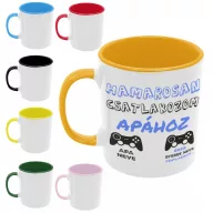 Gamer Apuka - Névre szóló - Színes Bögre