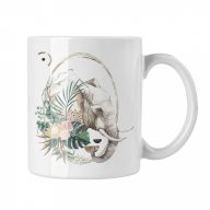 Elefánt - Fehér Bögre