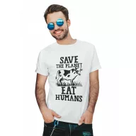 Save the planet eat humans - Férfi Póló