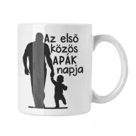 Az első közös apák napja - Fehér Bögre