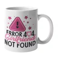 404 Barátnő nem található - Bögre