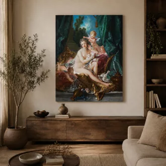 François Boucher - Vénusz öltözése vászonkép
