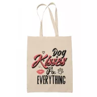 Dog kisses fix everything - Vászontáska