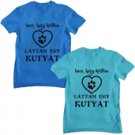 Bocs, hogy késtem láttam egy kutyát - Férfi Póló