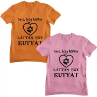 Bocs, hogy késtem láttam egy kutyát - Férfi Póló
