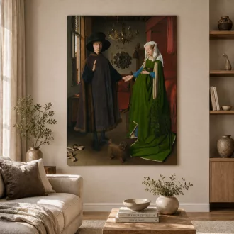 Jan van Eyck - Arnolfini házaspár vászonkép