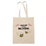   Bee-utiful anya és méhecskéi - Személyre szabható - Vászontáska
