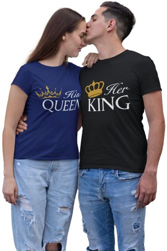 King & Queen - Páros Póló (2db)