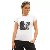 Star wars darth vader & r2-d2 - Női Póló