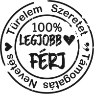 Legjobb Férj Pecsét - Férfi Póló