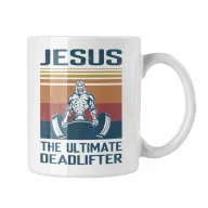 Ultimate Jézus Deadlift - Fehér Bögre