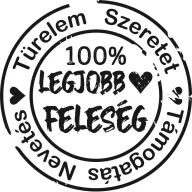 Legjobb Feleség Pecsét - Női Póló