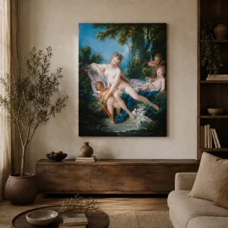   François Boucher - Vénusz vigasztalja a szerelemet vászonkép