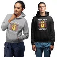 Pew-Pew Madafakas - Unisex Kapucnis Pulóver