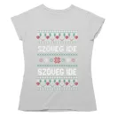 Csúnya Karácsonyi Női Pólók - Egyedi szöveggel