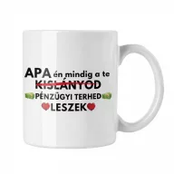 Apa én mindig a te.. - Fehér Bögre