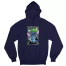Disney Zombie Stitch - Unisex Kapucnis Pulóver