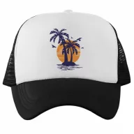 Island beach - Trucker Hálós Baseball Sapka