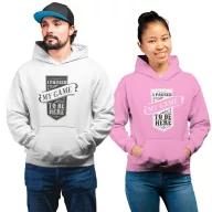   Megállítottam a játékot, hogy itt legyek - Unisex Kapucnis Pulóver