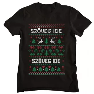 Egyedi szöveges díszes minta - Férfi Póló