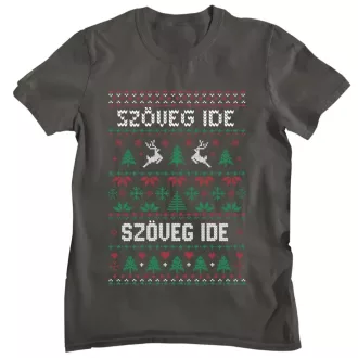 Egyedi szöveges díszes minta - Férfi Póló