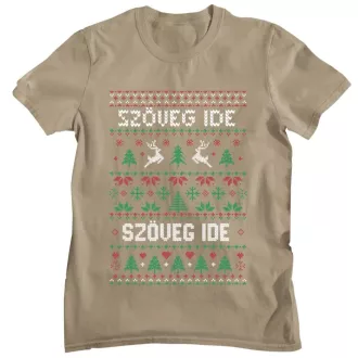 Egyedi szöveges díszes minta - Férfi Póló