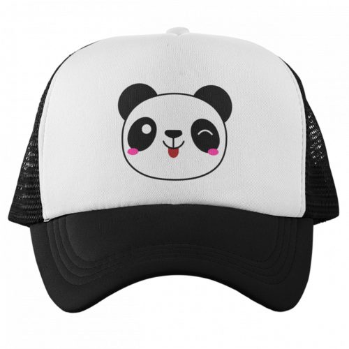 Panda Emoji - Trucker Hálós Baseball Sapka