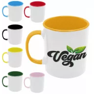 Színes Vegan logó - Színes Bögre