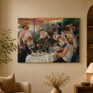 Pierre-Auguste Renoir - Az evezősök reggelije  vászonkép
