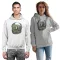 Zombie űrhajós sisak - Unisex Kapucnis Pulóver