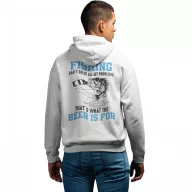   Fishing can't solve all my problem - Unisex Zipzáros Pulóver