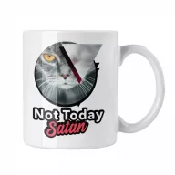 Not today satan - Fehér Bögre