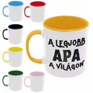 Legjobb apa a világon - Színes Bögre