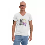   Can't hear you, I'm gaming - Férfi V Nyakú Póló