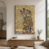 Gustav Klimt - Beteljesülés vászonkép