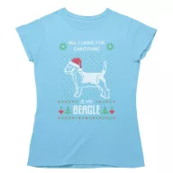 All I want for Christmas is my beagle - Női Póló