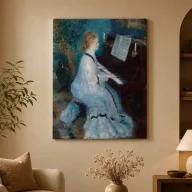 Pierre-Auguste Renoir - Nő a zongoránál