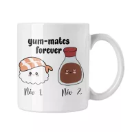 Yum-mates forever - Névre Szóló - Bögre