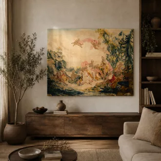 François Boucher - Az istenek szerelmei vászonkép