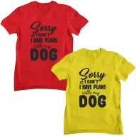 Sorry I can't, I have plans with my dog - Férfi Póló