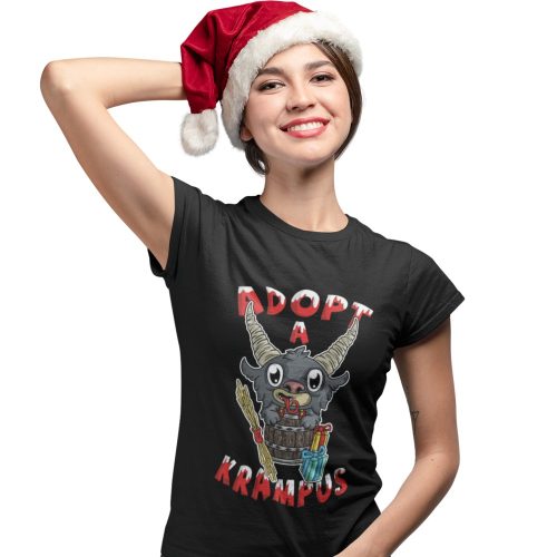 Adopt a Krampus - Karácsonyi Női Póló