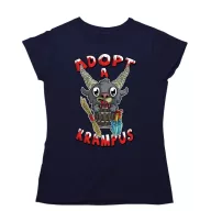 Adopt a Krampus - Karácsonyi Női Póló