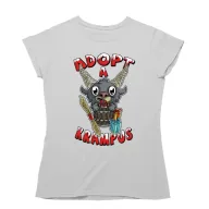 Adopt a Krampus - Karácsonyi Női Póló