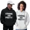 Strong and Pretty - GYM Fitness Unisex Kapucnis Pulóver