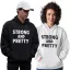 Strong and Pretty - GYM Fitness Unisex Kapucnis Pulóver