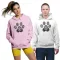 Kutya tappancs - Unisex Kapucnis Pulóver