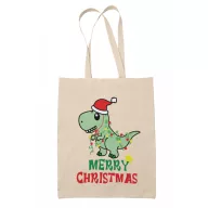 T-rex karácsony - Vászontáska